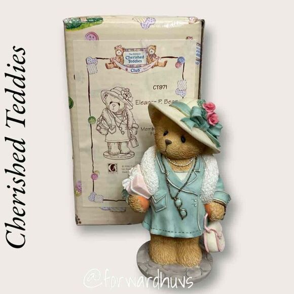 Bundle Sale 3 for $15 | Cherished Teddies Club Figurine “Eleanor P. Beary” #CT97 - Picture 1 of 9